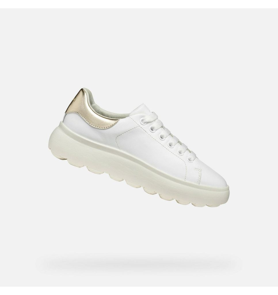 Geox Weiße Damen-Sneaker Spherica EC4.1 40