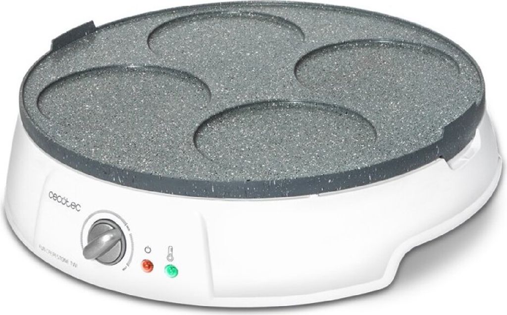 Cecotec Fun Crepestone Zwillings-Krepp-Maschine Weiß Produktbild 