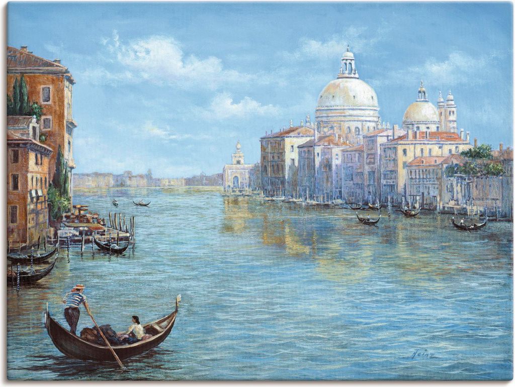 ARTland Leinwandbild Venedig II Größe: 40x30 cm Produktbild 