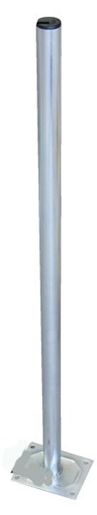 PremiumX Standfuß 100cm Ø 38mm Stahl SAT Antennenmast Produktbild 