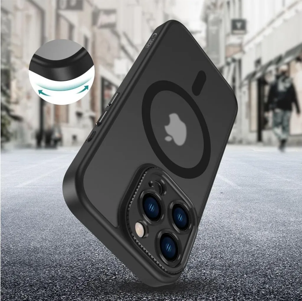 Tech-Protect Magcam Magsafe Iphone 16 Pro Max Nero opaco - 4