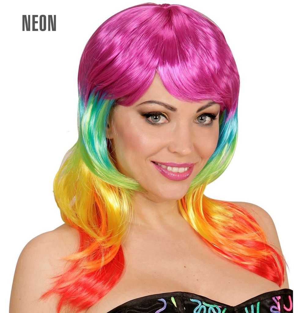 Perücke Regenbogen 8003558044047 Produktbild 