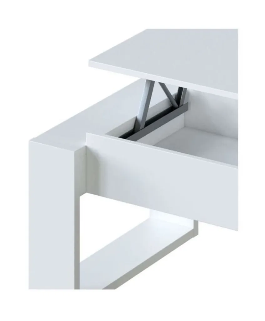 Table Basse Relevable L102 cm Ciara idéale pour Dîner et Télétravail - 13