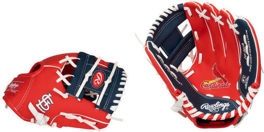 Rawlings MLB Logo Gloves LH 10 Inch Team Cardinals Fanzone Artikel