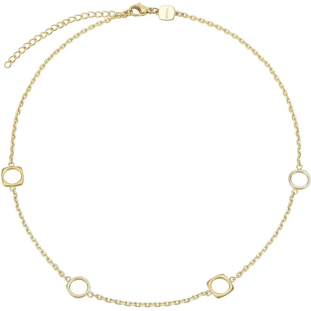 Breil Collana Tetra Oro TJ3166 - Acciaio IP Gold Regolabile 39-45cm