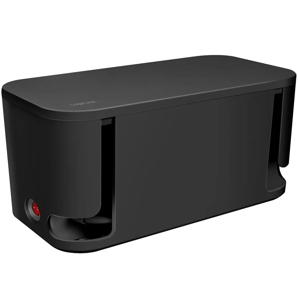 Cache-câbles électrique noir avec station de recharge USB rapide intégrée - 2
