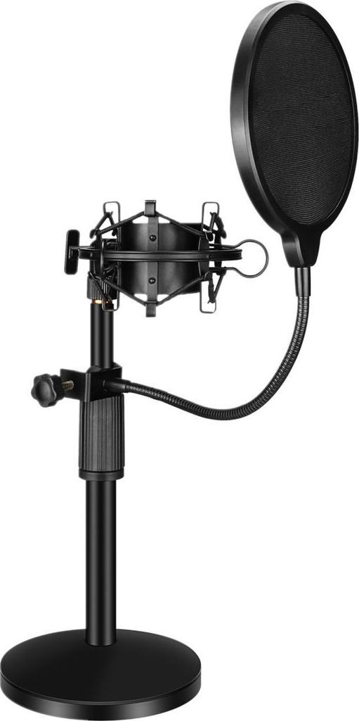 Mikrofónová súprava Mozos: stolový stojan, pop filter, Obrázok produktu 