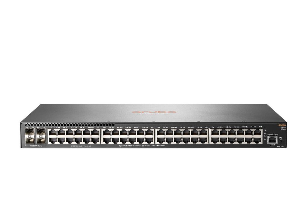 HP Enterprise Aruba - a Hewlett Packard Enterprise company Aruba 2540 48G 4SFP+ - Managed - L2 - Gigabit Ethernet (10/100/1000) - Vollduplex - Rack...