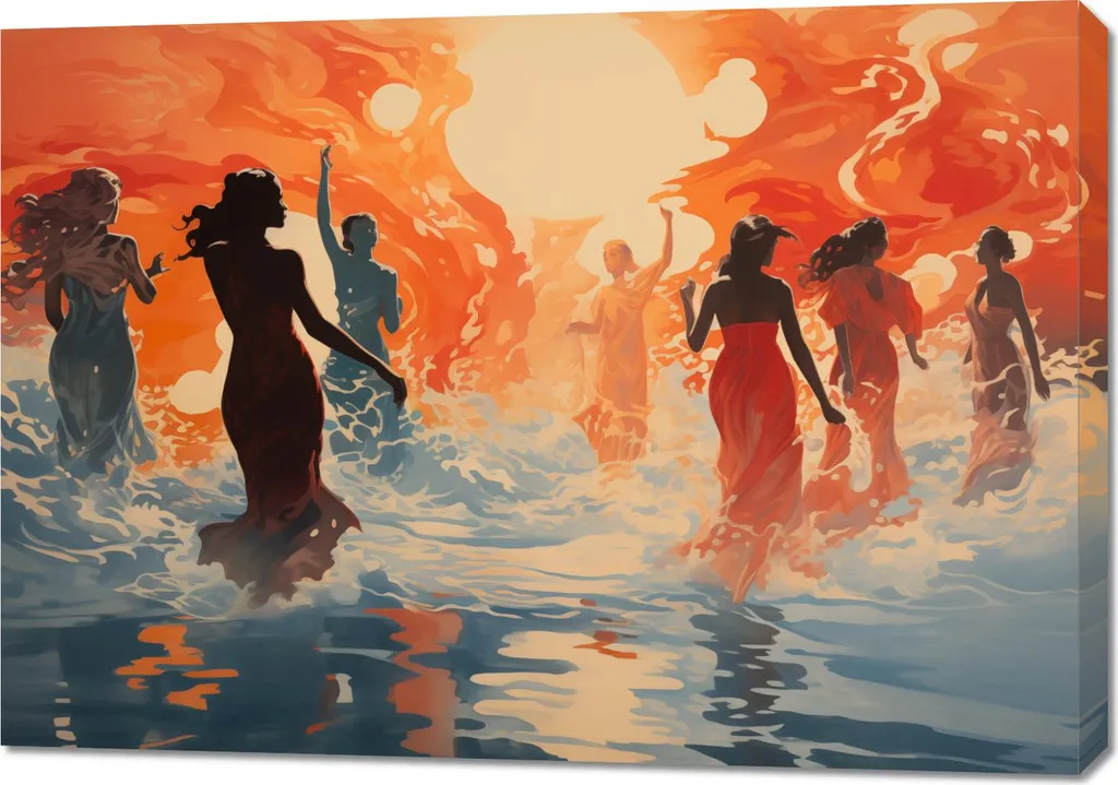 Image Feu Dansant 100 x 70 cm Haute Définition avec Couleurs Vibrantes