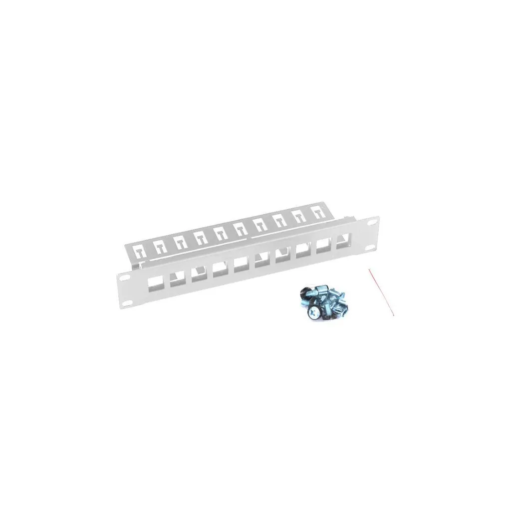 Patch Panel 10" Triton RAC-PP-X03-C1 Grigio | Gestione Rete Professionale - 1