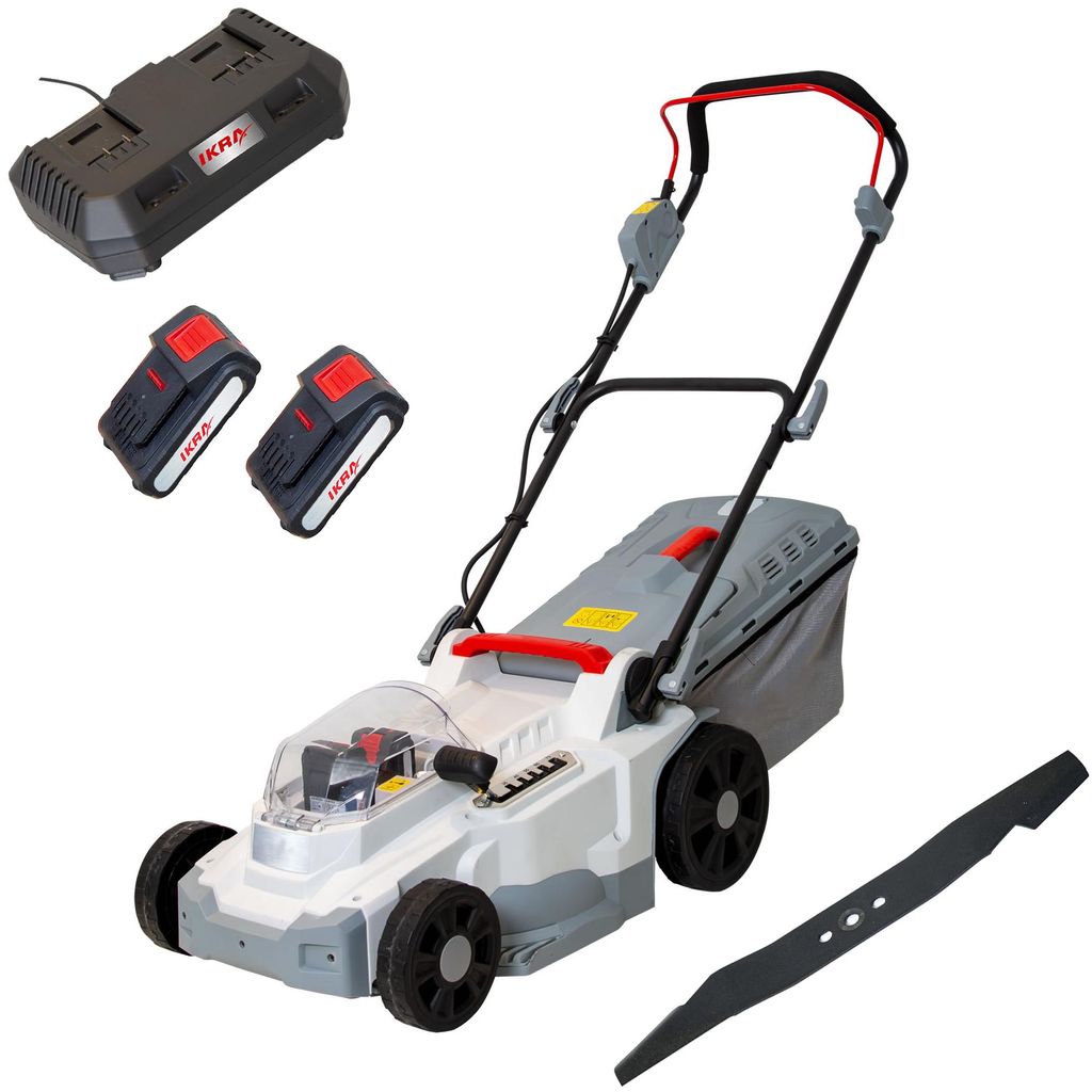 IKRA Accu-grasmaaier ICM 2/2037 | 2x20V | 37 cm maaibreedte Productafbeelding 