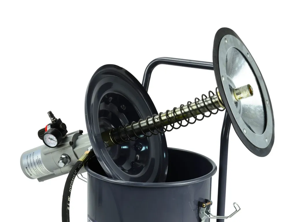 Pompe à graisse 20L pneumatique robuste - Débit constant modèle 01502 - 4