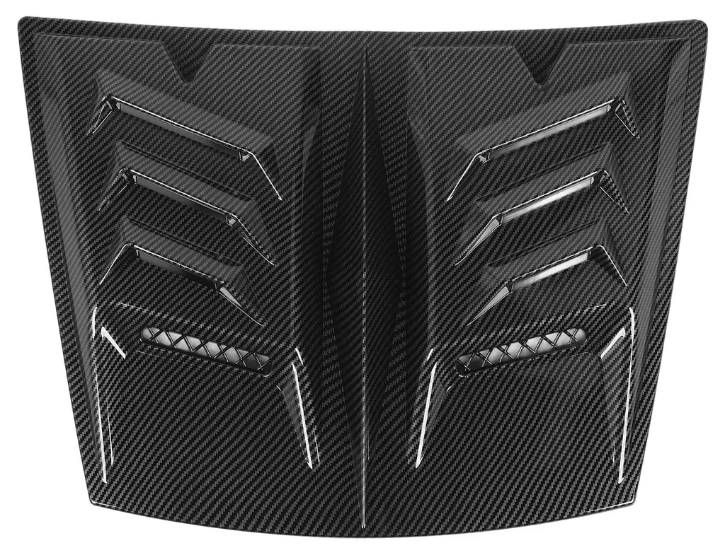 Prise d'air de capot pour BMW Série 1 E90 E91 aspect fibre de carbone