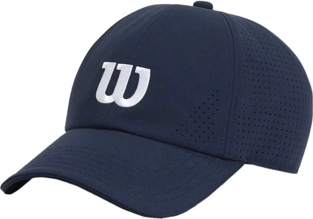 Casquette de Tennis Wilson Active Perforated Bleu S-M Ajustable