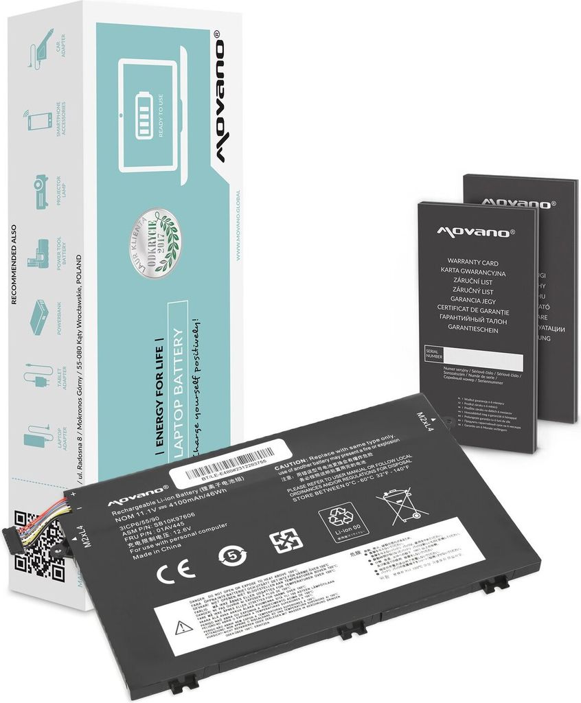 Akku 01AV445 für Lenovo ThinkPad E14 E15 E480 E580 E590