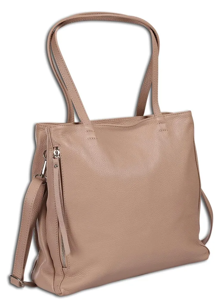 Sac cabas rose Toscanto OTT193SA1 grand volume 36 cm avec sangle