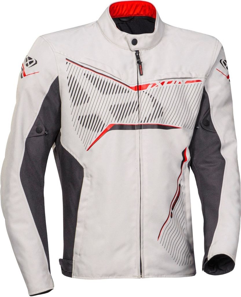 Ixon Slash Light Motorrad Textiljacke Farbe: Grau/Anthrazit, Grösse: L