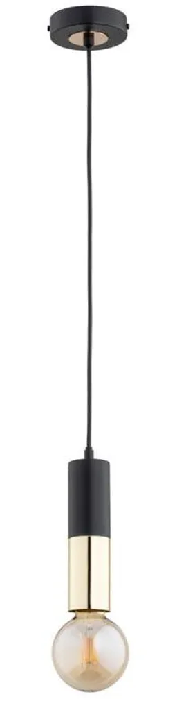 Suspension pour Table à Manger BOLID Noir et Or - Éclairage Salon 80cm