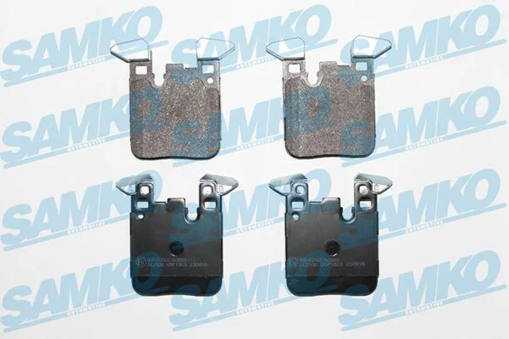 Plaquettes de frein SAMKO 5SP1803 anti-vibration pour BMW Série 1 F20 AR