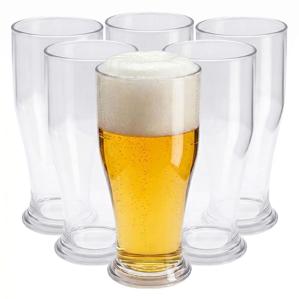 Bicchiere da birra in plastica riutilizzabile da 520 ml, Immagine del prodotto 