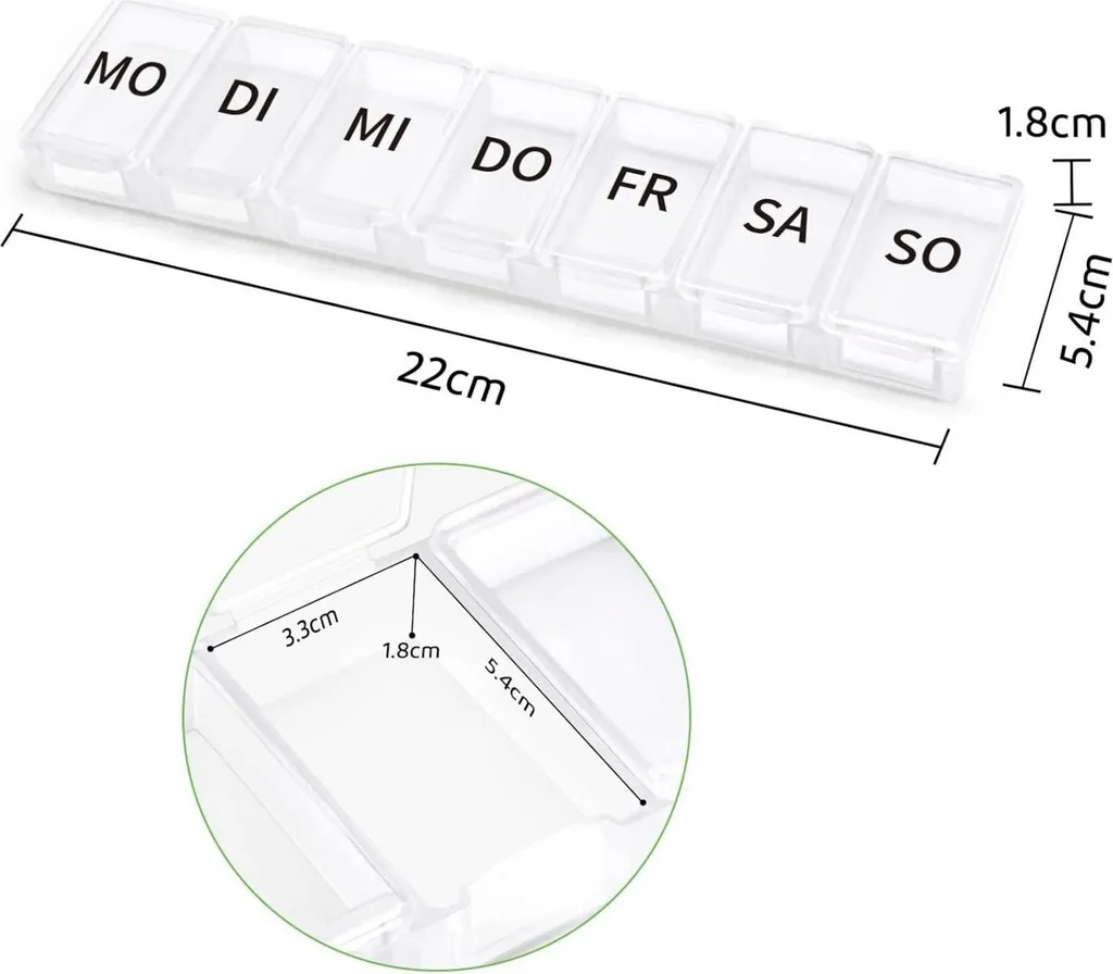 Boîte à comprimés nomade pour voyage et organisation de médicaments - 4