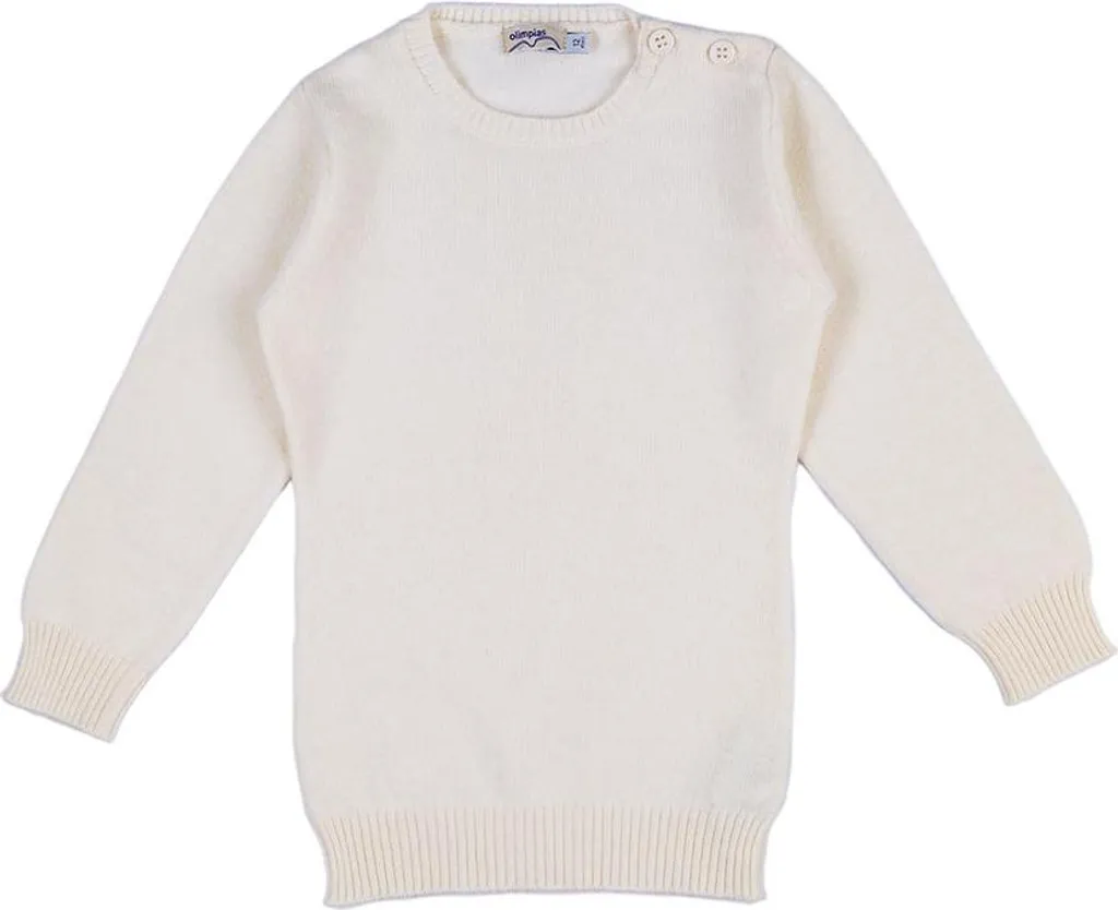 Pull blanc pour fille ultra doux en cachemire et soie pour l'hiver