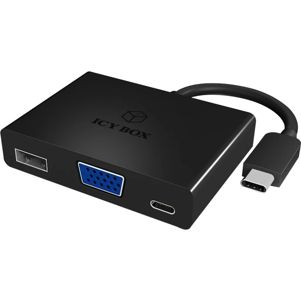 Station d'accueil USB-C ICY BOX IB-DK4032-CPD pour PC Portable et Mac