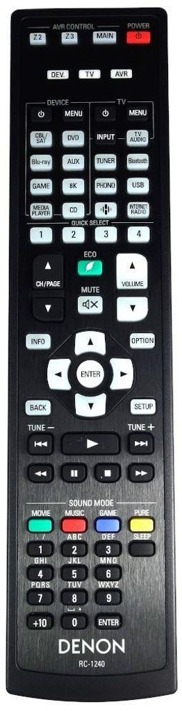 Original Denon RC-1240 Fernbedienung für AVR-X4100W | Produktbild 