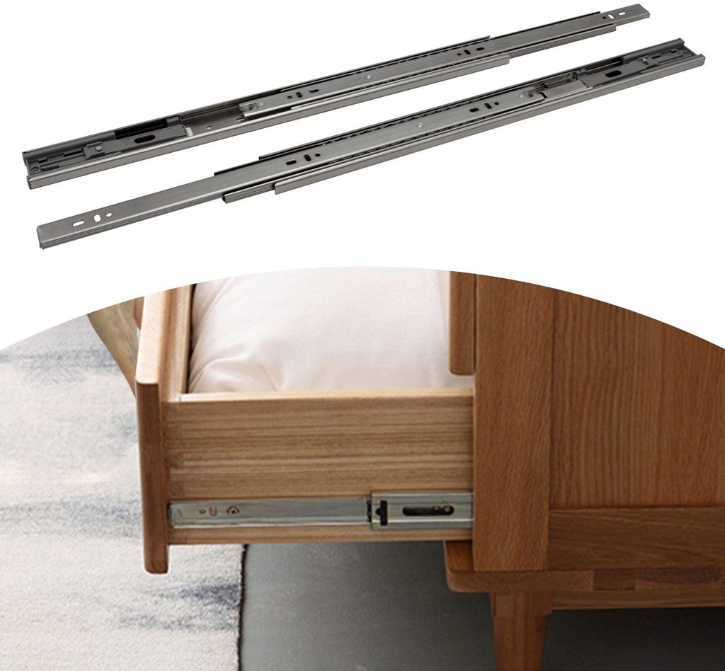 VINGO 10X Schubladenschienen Vollauszuege 350 mm Schubladen Fuehrung kugelgelagert Tragkraft 35 Kg