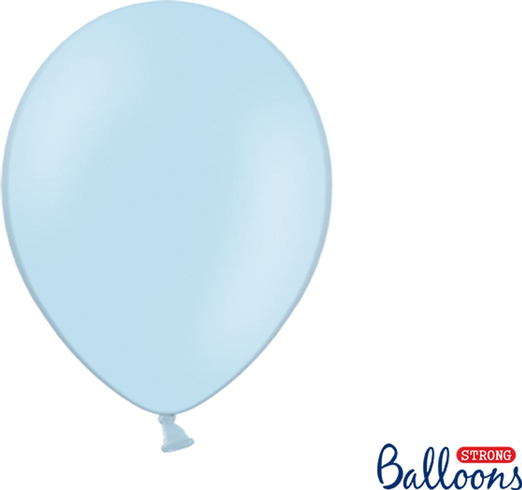 Strong Balloons 30cm, Pastel Baby Blue (1 Packung / 50 Stück)