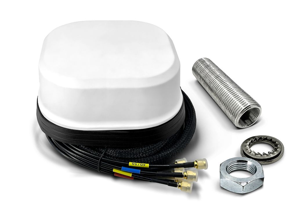 SATCO Antenne RUTC50 RUTX50 RUTM54 / SELFSAT MWR weiß, 4x 5G, 2x WLAN, 1x GPS, je 2m, bis +13 dBi