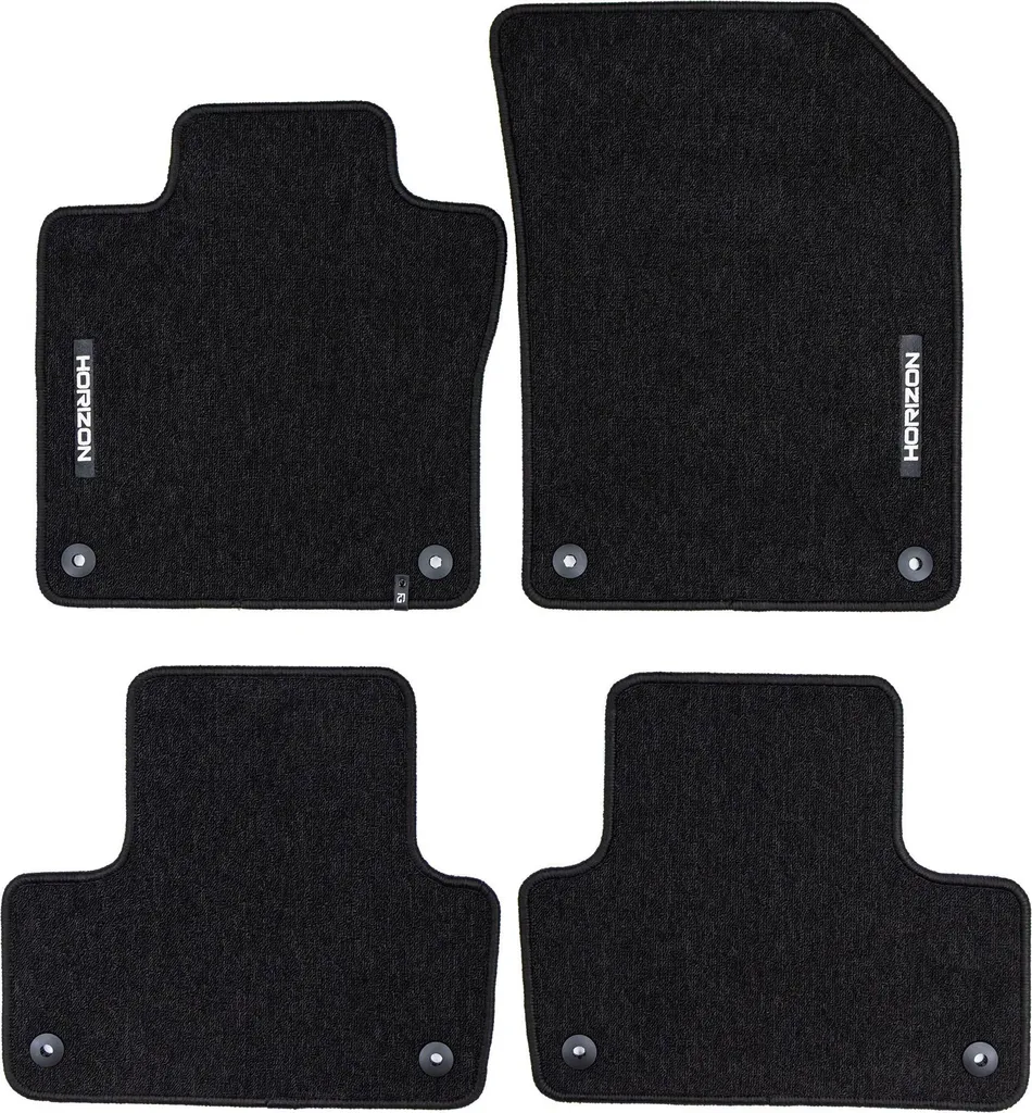 Set Tappetini Auto Su Misura Volvo XC60 II 2017-2025 | Velluto Nero
