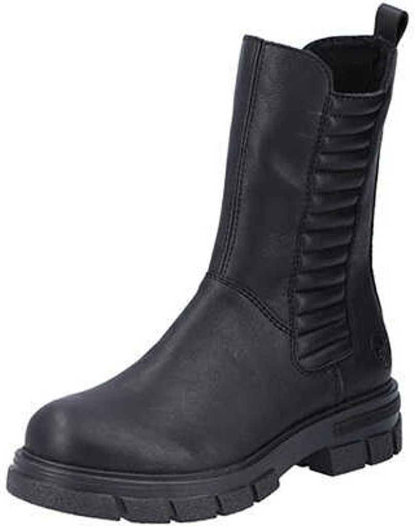 Rieker Damen Boot schwarz, Damen:40 EU