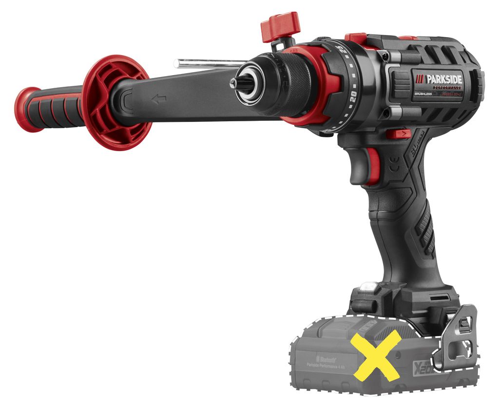 PARKSIDE PERFORMANCE® 20V Akku-Schlagbohrschrauber »PPSBSA Produktbild 