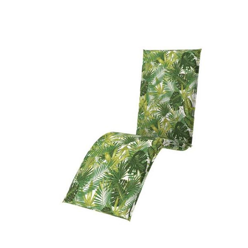Liegenauflage 170 x 48 x 6 cm 50 % Baumwolle, 50 % Polyester grün