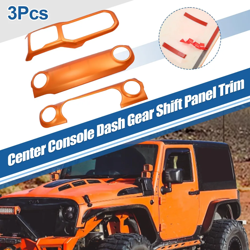 Rénover Tableau de Bord Jeep Wrangler JL avec ce Cache de Garniture 3Pcs
