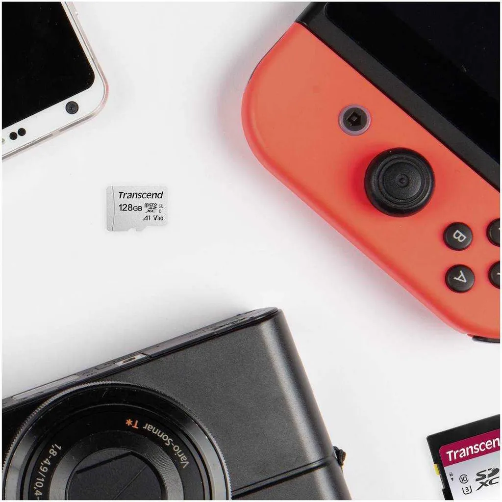 Transcend 300S Carte Micro SD 256Go V30 A1 - Performance Video 4K UHD