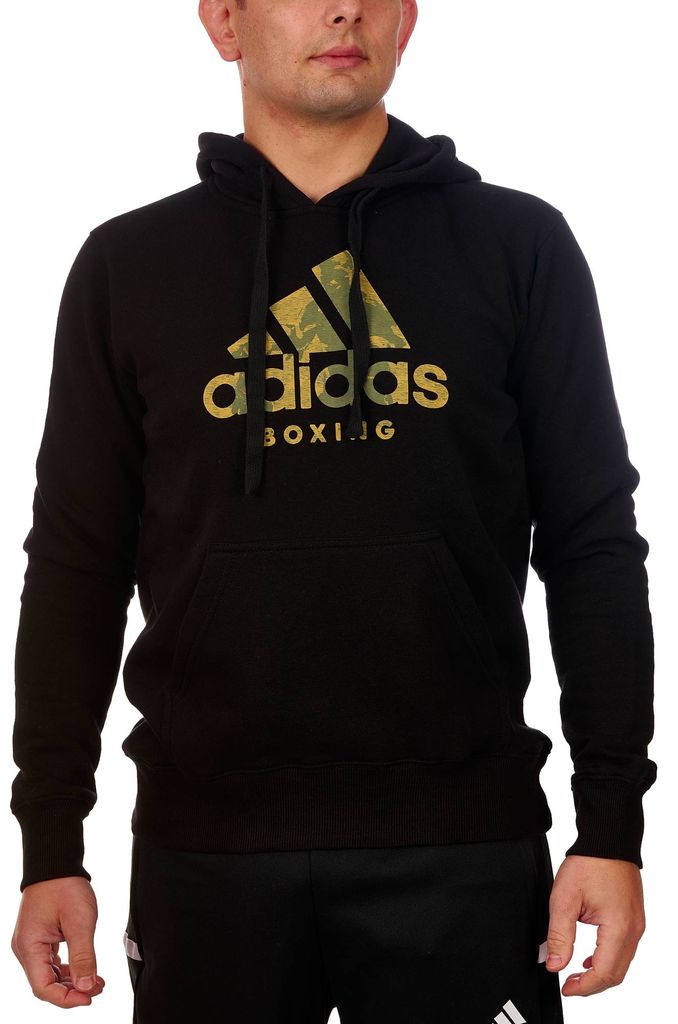 adidas Badge of Sport Hoody Boxing schwarz, adiCLHD20B : S Größe: S