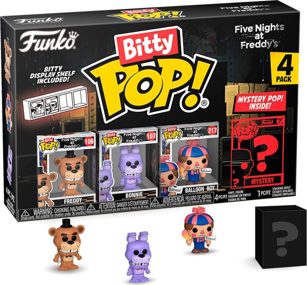 Five Nights at Freddy's Bitty POP! Vinyl Figuren 4er-Pack Produktbild 