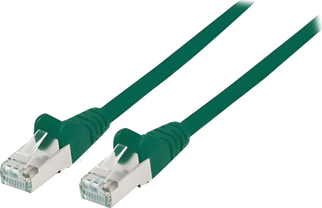 INTELLINET Patchkabel RJ45 S/FTP Cat6 Kupfer LSOH 20m grün