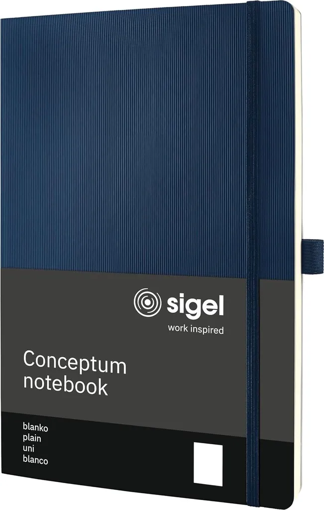 Sigel CO340 Conceptum A4 Bianco Blu: Taccuino Business Premium Softcover