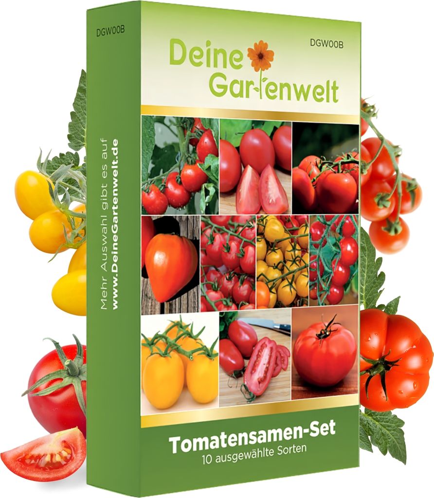 Tomatensamen Set - 10 Sorten Samen - Saatgut Sortiment - Produktbild 1