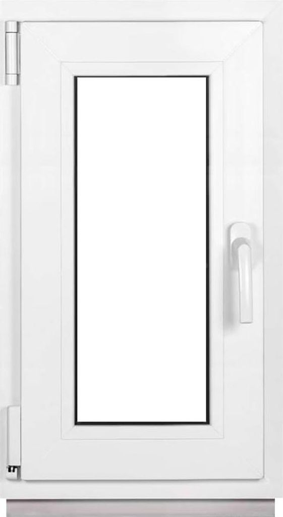 Ventana de sótano blanca 400X800 mm con doble Imagen del producto 