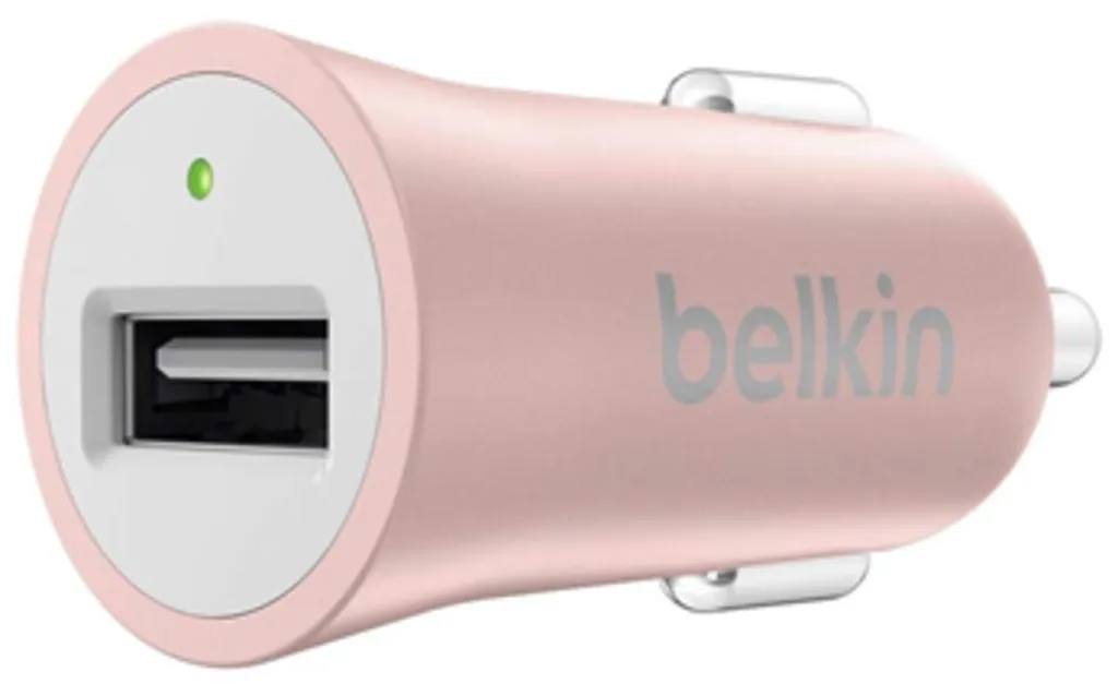 Caricatore Auto Belkin MIXIT Oro Rosa - Addio Batteria Scarica!