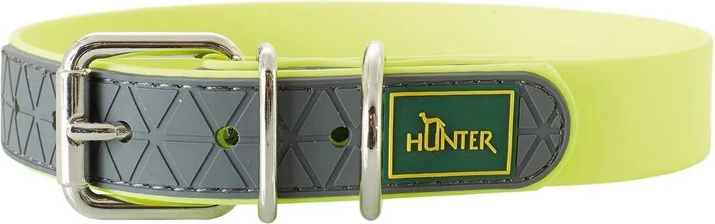Hunter Convenience Giallo (38-46 cm) | Collare per Cani Impermeabile