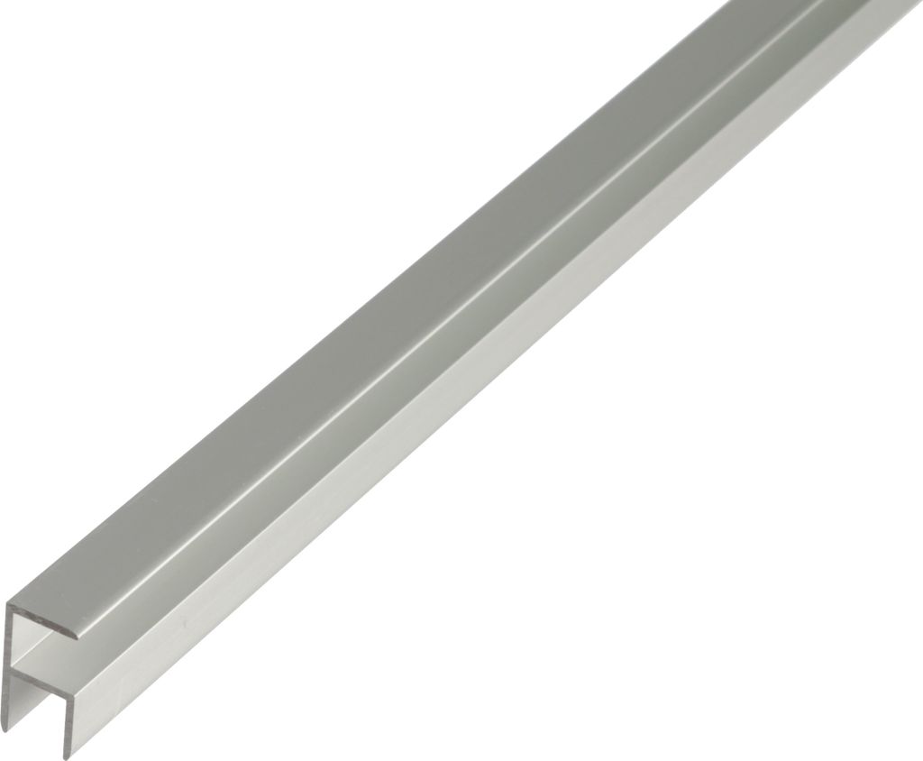 Alberts Eckprofil | selbstklemmend | Aluminium, silberfarbig eloxiert | 1000 x 8,9 x 20 mm