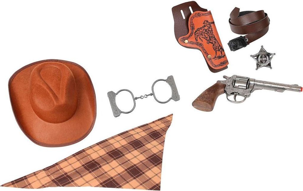 Cowboyset met hoed Productafbeelding 