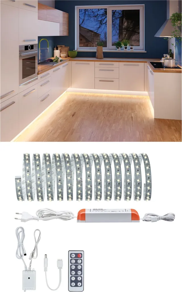 Éclairage de Plan de Travail Cuisine Paulmann MaxLED 500 Complet