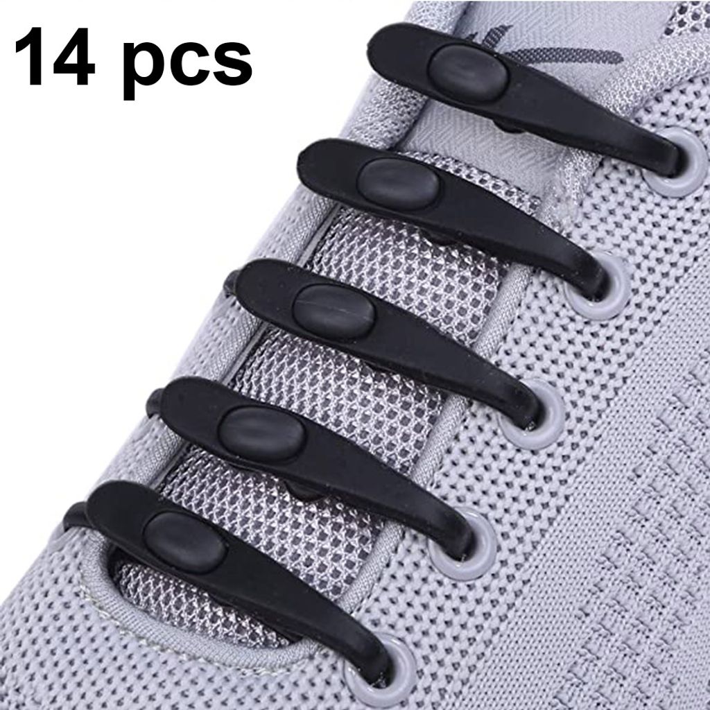 Schleifenlose Schuhbänder Schnellschnürsystem Schuhschnüre ohne Binden 