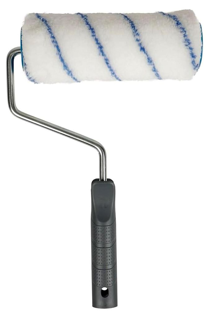 Farbwalze 180 mm mit Griff – Tropfschutz – für Wände und Decken – Griff aus 100 % recyceltem Kunststoff